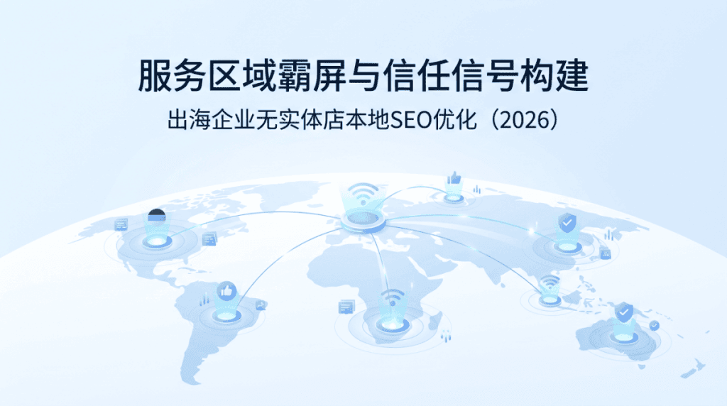 出海企业无实体店本地SEO优化：2026年服务区域霸屏与信任信号构建