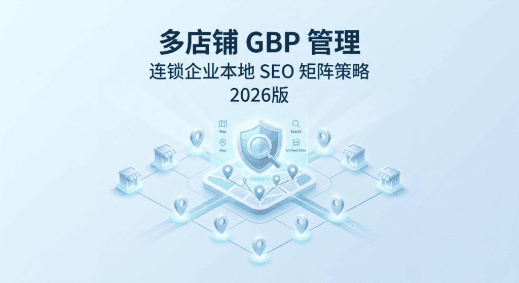 多店铺GBP管理指南：连锁企业本地SEO矩阵策略（2026版）