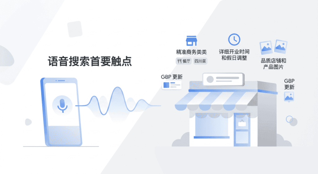 Google Business Profile：语音搜索下的第一接触点