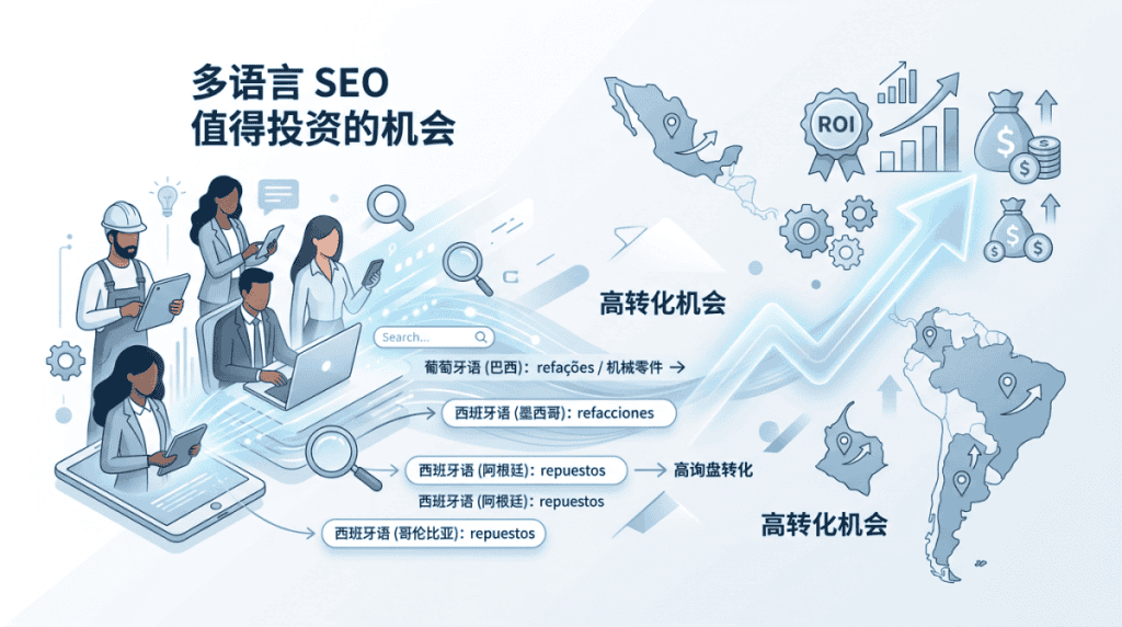 拉美市场的多语言SEO是值得投资的机会