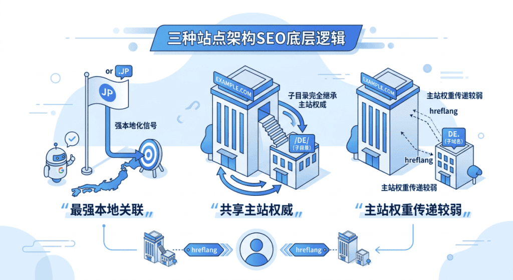 三种站点架构的SEO底层逻辑