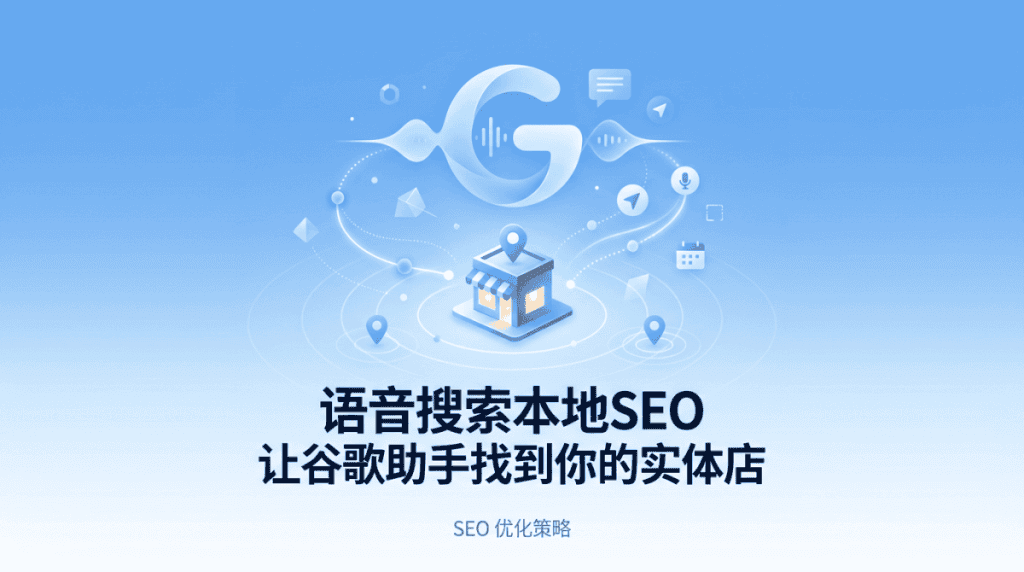 语音搜索本地SEO：让谷歌助手找到你的实体店
